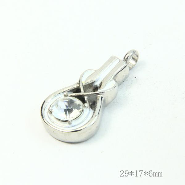 Fashion New Unique Design Stainless Steel Perfume Bottle Chain Necklace Pendant