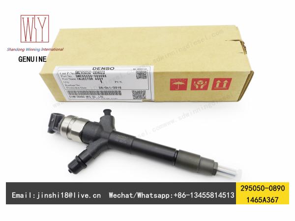 DENSO GENUINE AND BRAND NEW DIESEL FUEL INJECTOR 295050-0890, 1465A367 FOR