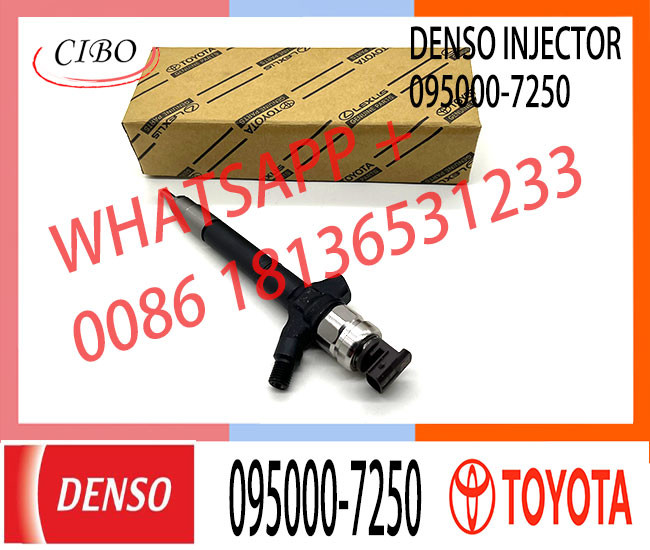 New Injector 0950007250 095000-7250 23670-0R160 23670-0R110 Diesel Injector DCRI107610 7250 for Toyota Avensis 2.2 D 2AD