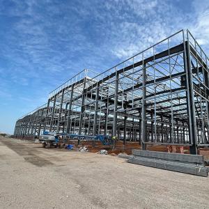 Wholesale Anti Fire Prefab Steel Frame House , Industrial Steel Frame Building Factory from china suppliers