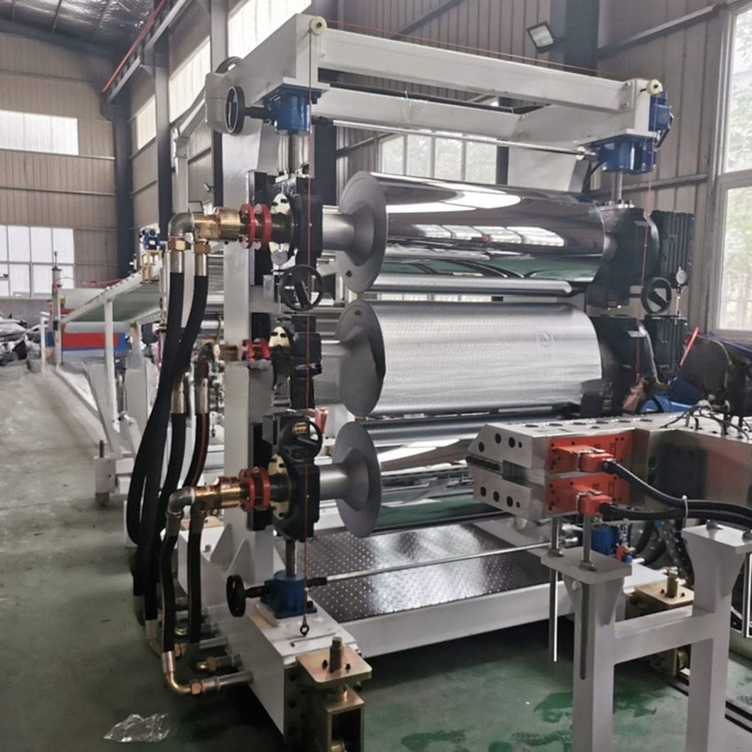 HDPE Sheet Extrusion Line for Geocell / Plastic HDPE Geo Cell Sheet Extruder / Production Line/ PP PE Sheet Making Machine