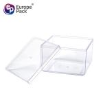 Custom ps hard transparent plastic wedding party candy cookie cake packaging
