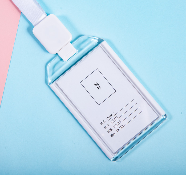 Deyi Assorted Color Print ID Card Holder