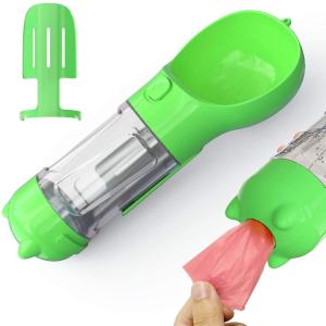 Wholesale Portable Walking Dog Travel Water Bottle 300ML with Waste Bag from china suppliers