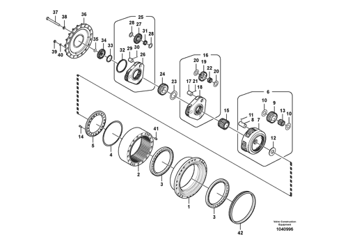 EC360C volvo part scheme