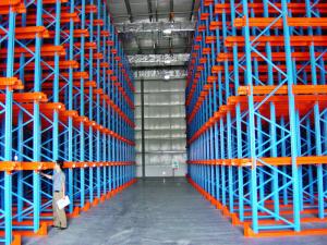 China Double Entry Drive In Pallet Rack For High Density Pallet Storage on sale