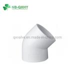 Anti-UV Advantage ASTM Sch40 45 Deg PVC Elbow with Pn16 Pressure Rating and in