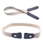 OEM Invisible Belt Womens Black Buckle Free Invisible Belt Polyester