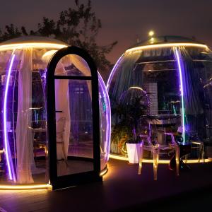 Wholesale Factory Price Romantic Outdoor Commercial Leisure Coffee Shop PC Bubble House Dome Tent from china suppliers
