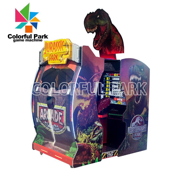 2 People Shooting Arcade Machines Jurassic Game Console Dinosaur For Indoor Adult