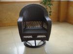 Dining Room Black Chair Set , Beach / Pool / Bar Furniture Sets