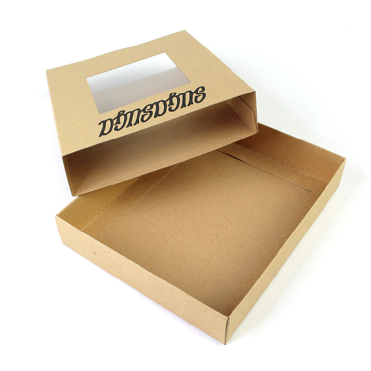 Recycled Cardboard Eco Conscious Eco Friendly Packaging Box Vinyl Window