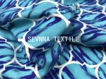 Printed Aquafil Fishing Net Nylon Spandex Fabric For Activewear Light Weigt