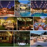 10m LED Festoon String Light Commercial Grade Waterproof Dimmable Outdoor