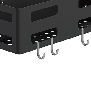 Space Saving BBQ Caddy No Drill Storage Box for Easy Install Kit Number 2 Accessories