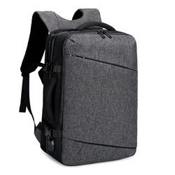 Wholesale Adjustable Shoulder Black Men Business Backpack For Travel School Office ISO9001 from china suppliers