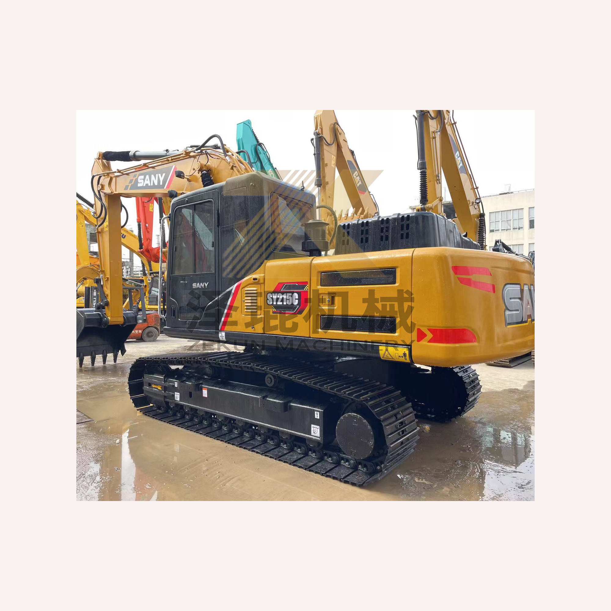 Sany Sy215c Hydraulic Crawler Excavator 1.1 m3 Bucket Capacity for Construction