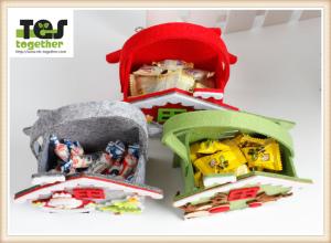 Wholesale Christmas Candy handbag/ Felt bag /Nonwovens/Festival /gift/child from china suppliers