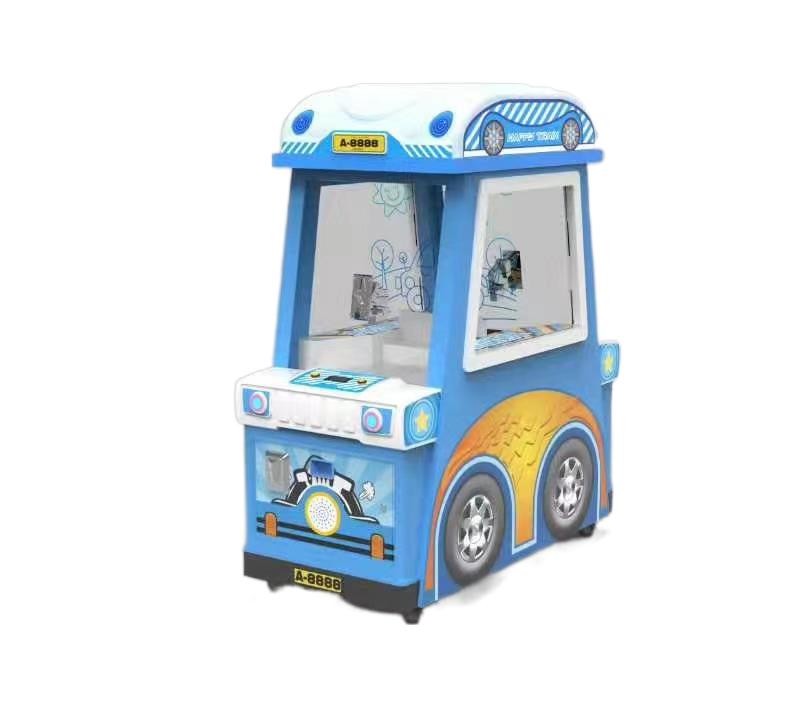 6 Players Coin Pusher Game Machine , Golden Ford Game Arcade Penny Pusher