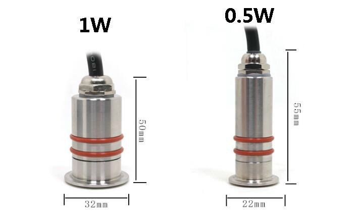 Mini Ground Solar Powered LED Lights , Outdoor Solar Yard Lights Silver Color