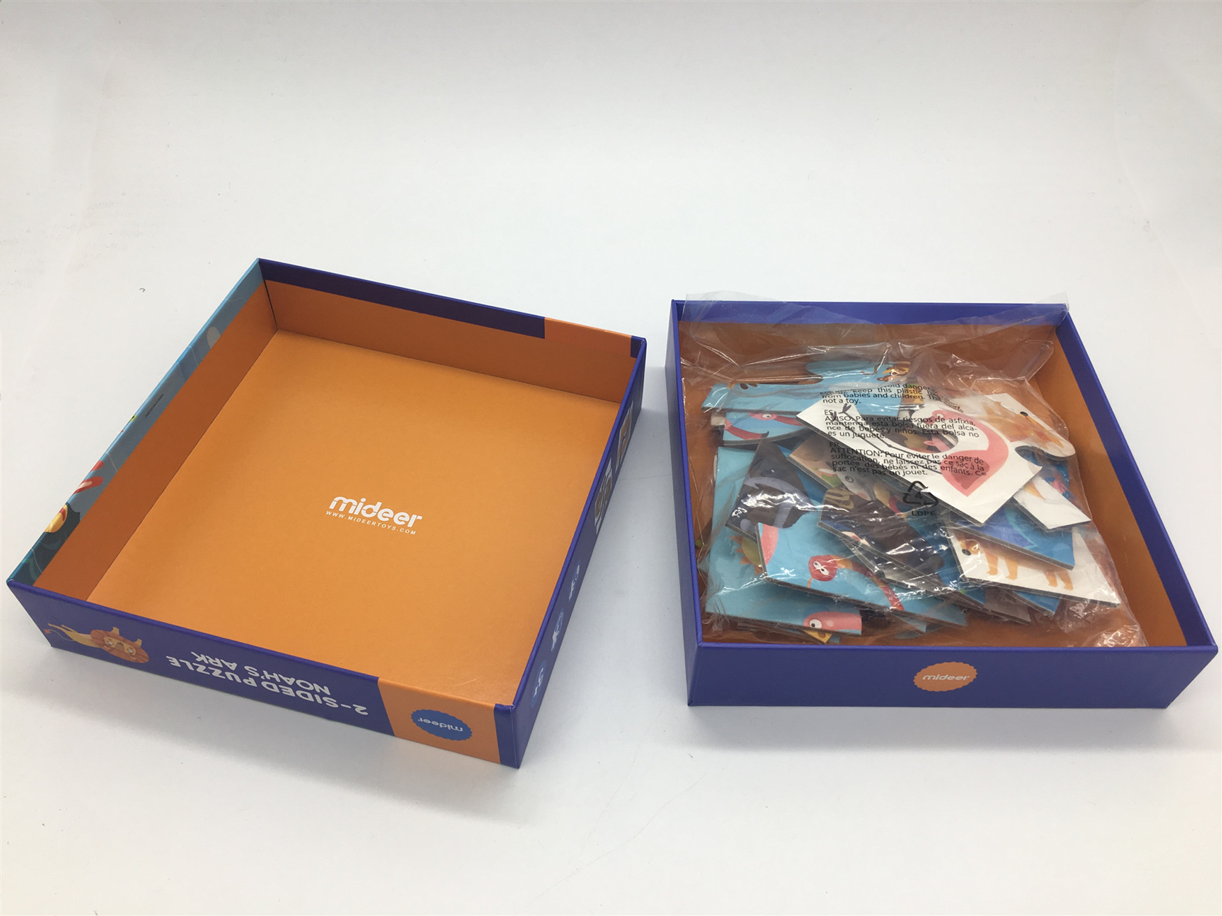 Personalized 2 Sided Jigsaw Puzzle Games Noah'S Arks For Young Children
