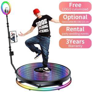Wholesale 360 Photo Booth for Party Wedding Rotating Stand Length 80-120CM Load-bearing 500KG from china suppliers