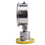 Sanitary Diaphragm Pressure Gauge Water Hydraulic Oil 60mm Dial