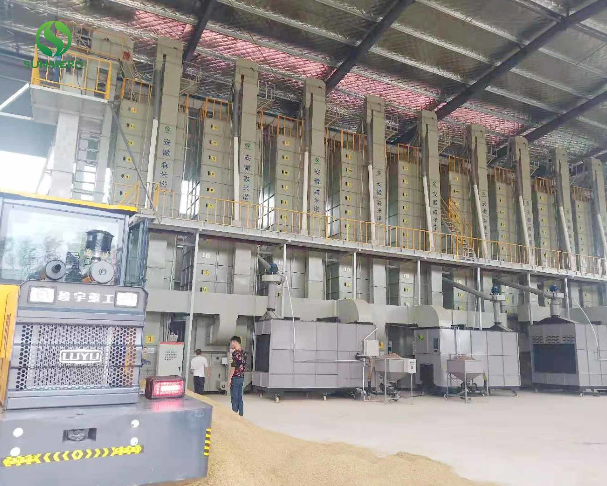 Paddy Dryer Machine For Paddy Drying Rice Drying Batch Grain Dryer Of 20 Tons Per Batch