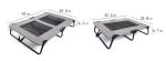 Outdoor Indoor Pet Bed Cushion Elevated Cooling Pet Cot Bed With Strong Mesh