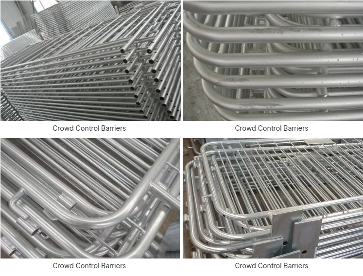 1x2M Galvanized Steel Crowd Control Barriers European Standard
