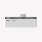Simplicity Stylistic Stainless Steel Cashier Desk for Beauty Salon Clothing