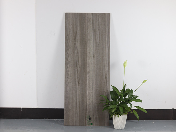 Dark Grey Floor Bathroom Wood Grain Ceramic Tiles 200x1000mm