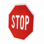 Red Safety Custom Reflective Sign Traffic Octagon Stop Sign