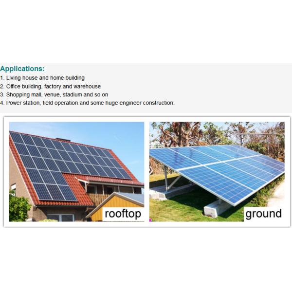 100w 200w Poly Cell Aluminum Glass Solar Panel Off The Grid On Grid Solar Panel