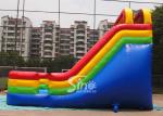 Colorful Outdoor Kids Biservice Wet N dry Commercial Inflatable Slides For