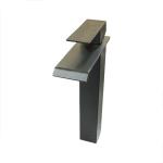 Deck Installation Stainless Steel Bathroom Washbasin Cold And Hot Water Faucet