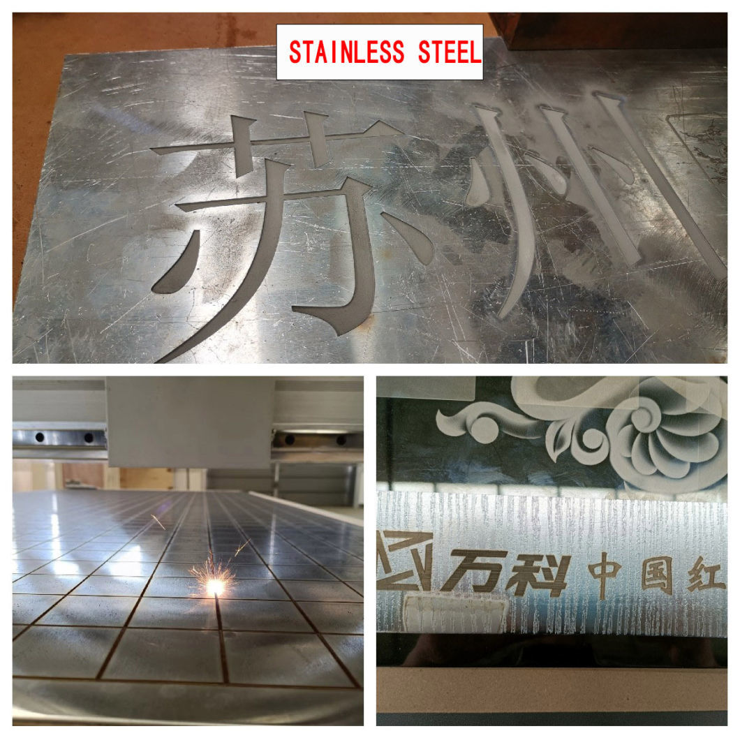 Newest Advanced Big Power Aluminum Metal Engraver Laser Marking Machine