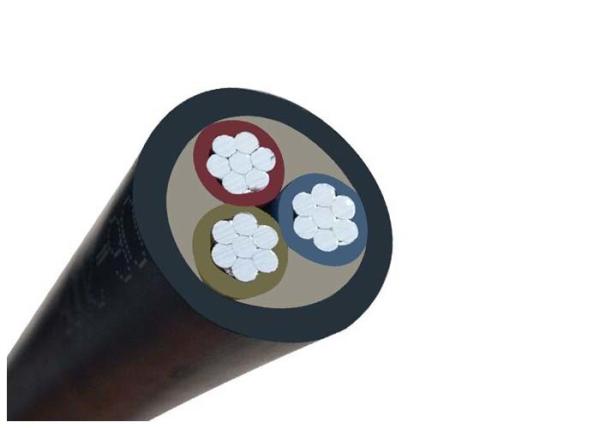 Aluminum Conductor U- 1000V Unarmoured PVC Insulated Cables Three Core PVC