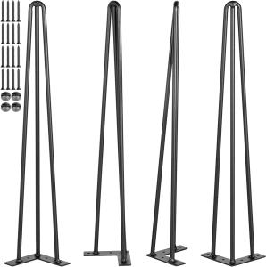 Wholesale 880Lbs 30 Inch Hairpin Table Legs 3 Rods Metal Coffee Table Legs from china suppliers