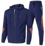 Custom Your Own Brand Mens Sports Tracksuits Lightweight Cotton Hoodie Printed
