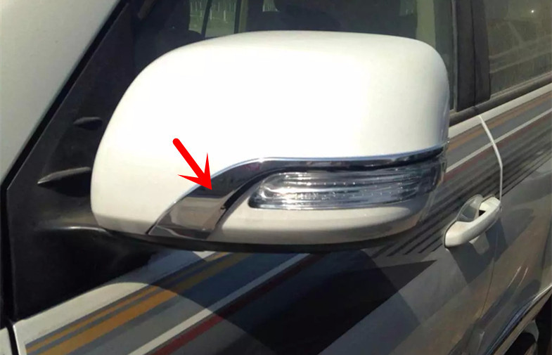 Toyota All New Land Cruiser LC200 2015 Chromed Trim Parts Side Mirror Molding