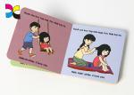 Colorful Cardboard Display Educational Baby Book Printing For Promotion