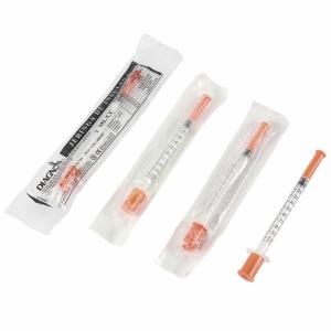 Wholesale Medical Electrolysis Disposable Needles 0.3ml 0.5ml 1ml Insulin Syringe from china suppliers