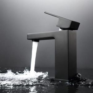 Wholesale Dirt Resistant Brushed Black Dish Washing Faucet Electroplating Matte Black Basin Taps from china suppliers