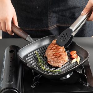 Wholesale Hot Selling Omelette Fry Grill Pan Multipurpose Korean Die Cast Iron Bbq Frypan Non Stick Square Cookware Skillet Pan from china suppliers