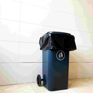 Wholesale Convenient HDPE Black Plastic Trash Bag Can Liner for and Eco-Friendly Waste Disposal from china suppliers