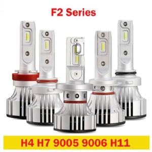 Wholesale F2 H4 H7 9005 9006 Automotive LED Headlight Fanless Headlamp Fog Light from china suppliers