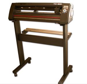 China High Speed Vinyl Sticker Cutter , Vinyl Cutter Plotter With Steel Axis on sale