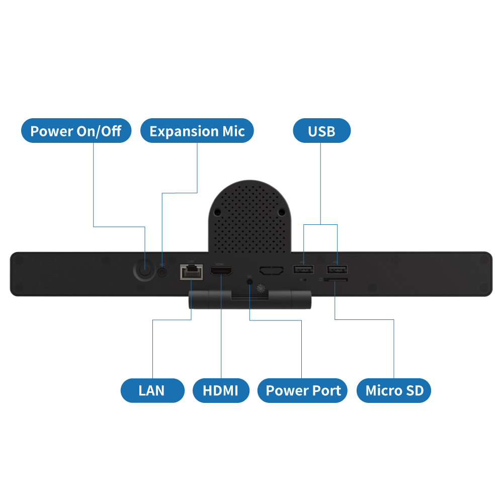 Full HD 1080p conference camera all-in-one video conference solution