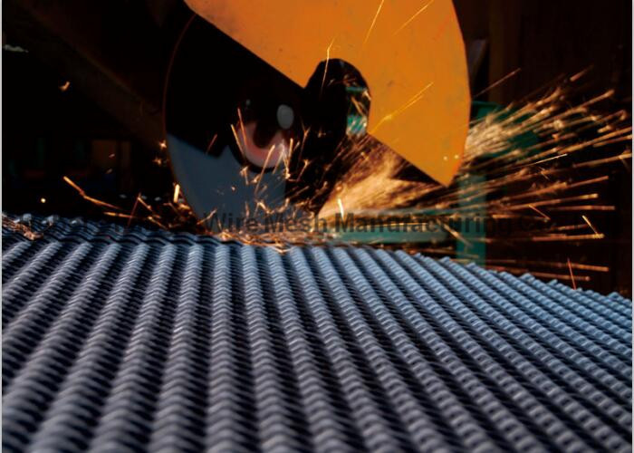 8X8mm Manganese Steel 12mm Mining Wire Screen Mesh